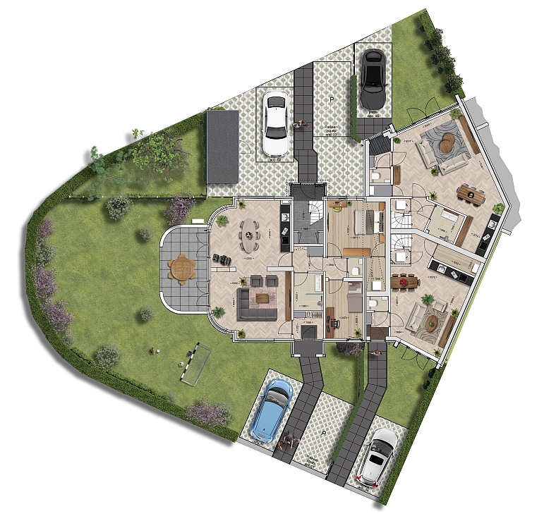 Tekening Begane Grond